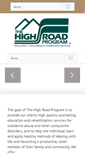 Mobile Screenshot of highroadprogram.org